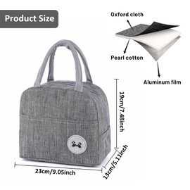 Cool bag, lunch bag, 6 L, cool bag, small, lunch bag, cool bag, foldable insulated bag, mini cool bag, picnic bag, cool bags, lunch bag, breakfast bag, small cool bag for on the go