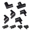 D-Line Cable Raceway Clip-Over Accessories | Join Multiple Channels of