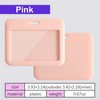 1 Pack Badge Holder, Horizontal ID Badge Holder with Window,