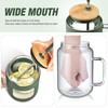 WINSA 50 oz Glass Water Bottles with Silicone Sleeve,Glass Tumbler
