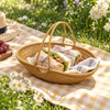 Woven Storage Basket for Home Organization – Portable Open-Top Basket