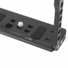 Aluminum camera cage for Z50 with multiple mounting interfaces, lightweight