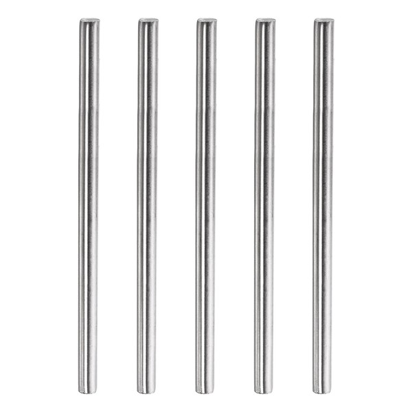 Rebower 304 Edelstahl massiver Rundstab, [für Durchschläge, verschiedene Wellen, DIY-Bastelprojekte,