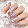 Domiya Nail Tips, 24 Pieces, Ballet, Popular, Nail Stickers, Press-On