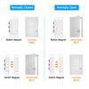 PATIKIL Magnetic Reed Switch, 2 Sets Normally Open Closed NC