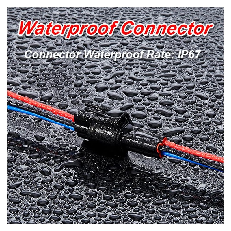 Laisomeke 3 Pin waterproof electrical connector, 16 AWG Wire male