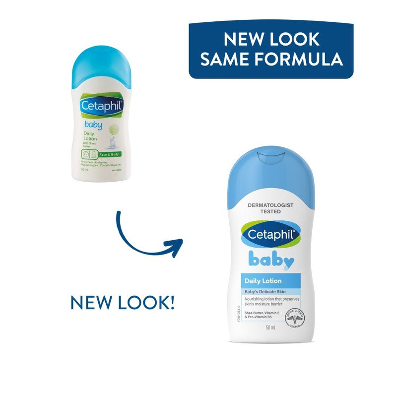 CETAPHIL BABY DAILY LOTION WITH SHEA BUTTER 50ML (EXP:02/2028)