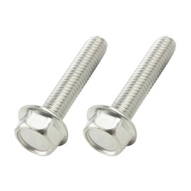 POSH M6X30 920630-S2 Motorcycle Supplies, Flange Hex Bolts, Stainless Steel, 2 Pieces