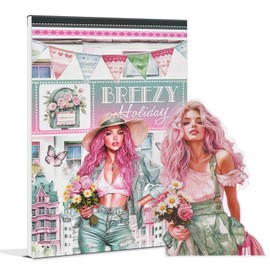 Snycler Breezy Holiday Theme Sticker Scrapbooking Supplies for Junk Journal, 20 Sheets PET Stickers - Vintage Journaling Stickers, Ephemera Sticker Book Pre Cut, Junk Journal Supplies, Planner