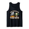 What is better than one cate two cats Tank Top