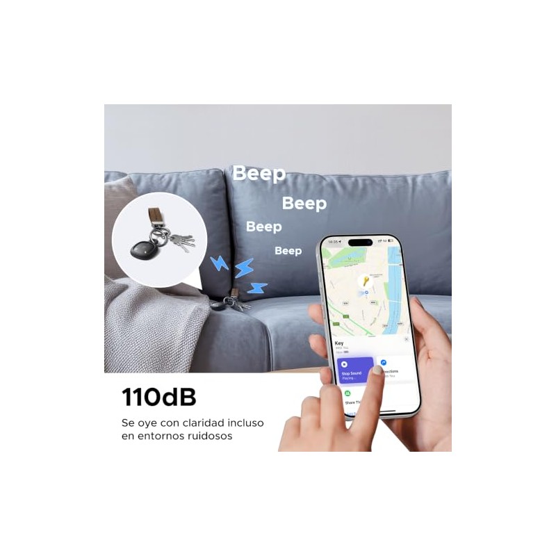 UGREEN FineTrack Mini 2 Bluetooth Localizador Inteligente (iOS o Android)