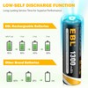 EBL EBL Solar AA Battery Rechargeable Batteries for Outdoor Solar