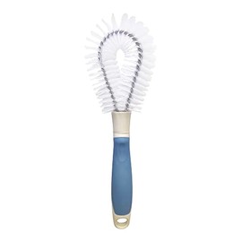 Fox Run Vegetable Cleaning Brush with Handle, Produce & Potato Scrub Brush | Long Lasting Bristles | Vegetable Brush Scrubber For Food | Easy To Store