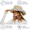 BASSDASH UPF 50+ Mosquito Net Hat with Stowable Neck Flap