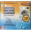 SM Washing Machine Cleaner 24 Pack - Deep Cleaning Tablets