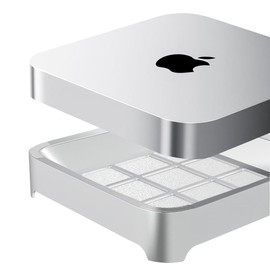 IFCASE - Soporte de filtro de aire para Mac Mini 2010-2023 M1 M2 Pro, Mac Studio M1 M2 Max/Ultra (plata)