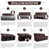 TAOCOCO Recliner Sofa Covers 8-Pieces Stretch Large Couch Covers for