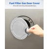 DSWSQ Chrome Fuel Filler Gas Door Cover Fit for 2007-2013