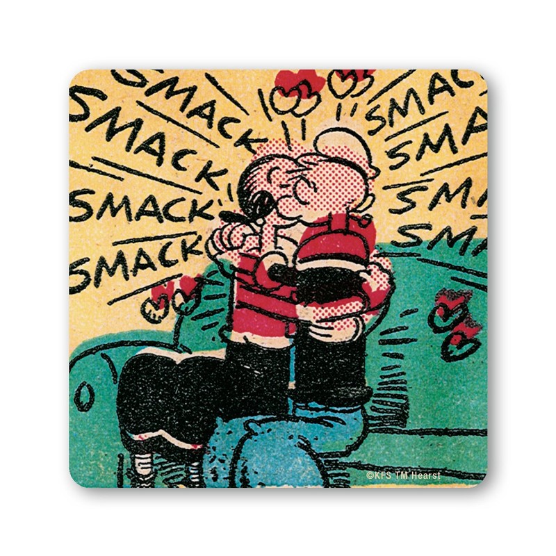 Logoshirt®️ Popeye der Seemann I Popeye & Olivia I Untersetzer