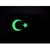Turkey Turkish Turkey Flag Glow in the Dark PVC Airsoft