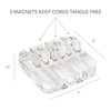 russell+hazel Acrylic Cable Manager, 3” x 1.5” x 3”, Cord