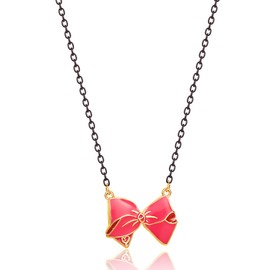 JoJo Siwa Fashion Bow Necklace - JoJo Necklace with Bow Pendant Gifts