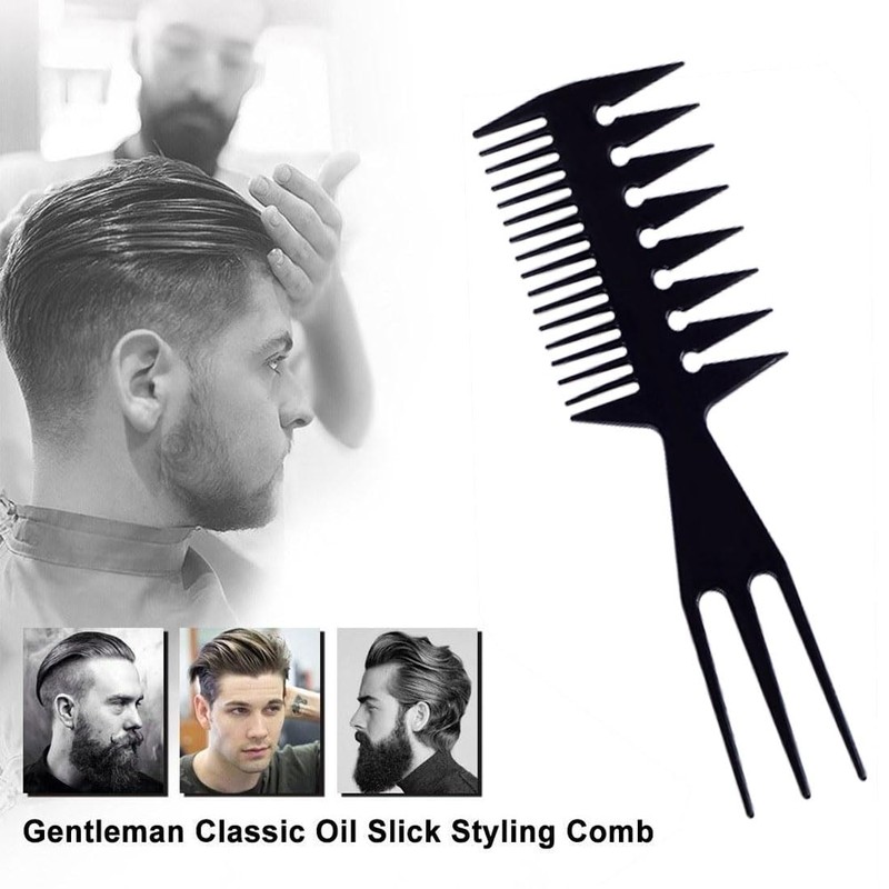 PSOWQ 3-in-1 Plastic Combs Detangling Wide Tooth Comb Antistatic Hair