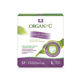 Organyc Organic Cotton Incontinence Underwear For Men And Women Protective Briefs