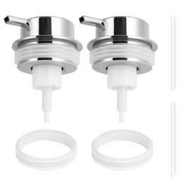 Foam Soap Dispenser Pump 2pcsHead Replacement Spare Plastic Pump Bathroom Countertop