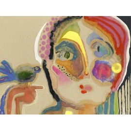 ART.COM Wall Giclee Print The Talker by Wyanne, 32" x 24"