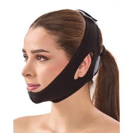 SHAPE CONCEPT High-Compression 319 Chin Strap for Sleeping, Double Chin Reducer, Powernet Face Lift Chin Strap