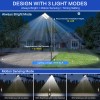 Solar Powered Street Light High Efficiency LED With Motion Sensor