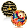 Phoenix of Light Sobriety Coin, Rebirth in Fire AA Coin