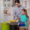 Jinfa 50 Bin Liners with Drawstring | Transparent | 49