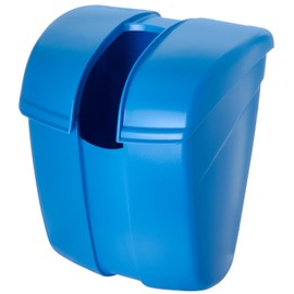San Jamar SI2000 Saf-T-Ice Plastic Scoop Caddy for Scoops, 86 oz, Blue