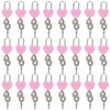Ipetboom Mini Heart Lock with Keys Small Padlock for Diary