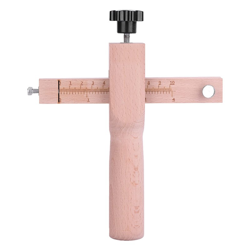 Leather Belt Cutter, Leather Adjustable Wooden Strip Cutter Tool Strap