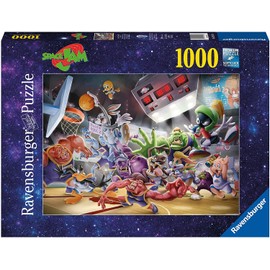 Ravensburger Space Jam: Final Dunk - Exciting 1000 Piece Jigsaw Puzzle for Kids and Adults | Unique Softclick Technology | Vibrant, Glare-Free Finish | Durable Materials for Long-Lasting Enjoyment