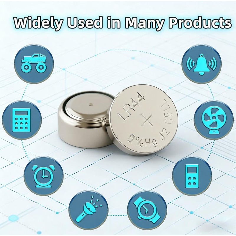 Soyasi LR44 Batteries 30 Pack, L1154F AG13 357 303 SR44