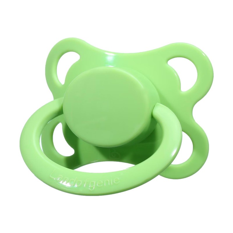 Landofgenie Large Teat Shield Dummy for Adults Green