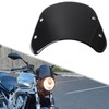 SINLIRU Motorcycle Windshield Front Fly Screen Universal Windscreen with Mount