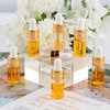 Comrzor 100 Pack 3ml Clear Glass Dropper Bottles with 4