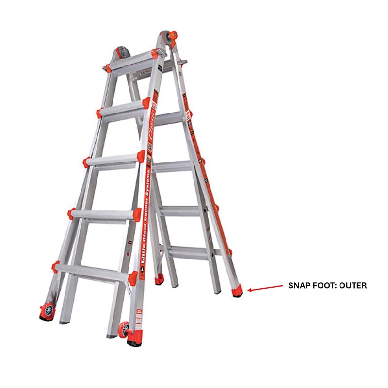 Little Giant Ladder Snap Foot Wheel Kit 31716