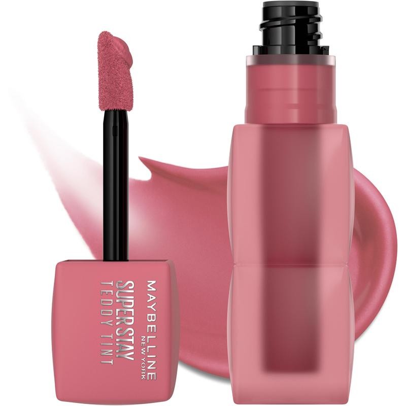 Super Stay Teddy Tint, Matte Lipstick, Maybelline:_Coquettish