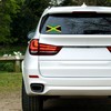 5 PCS Jamaica National Flag Sticker,6x3.5 in Jamaican Decal for