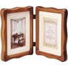 LADONNA WT13-2LD-BR WH Picture Frame