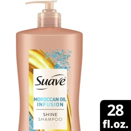 Suave Professionals Moroccan Oil Infusion Shampoo Shine Enhancing 28 fl oz