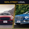 Anti-Theft License Plate Holder Compatible with Bentley Continental 2001-2024, Flying