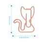 Meliyya Pack of 30 Paper Clips Cartoon Cat Motif Metal