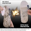 XQDALIN Sole Protectors 2 Pairs Sole Protector for Sneakers Clear
